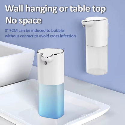 Automatic Soap Dispenser Ouchless Foaming Soap Dispenser 400Ml USB Rechargeable Electric 4 Level Adjustable Foam Soap Dispenser