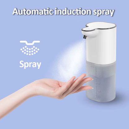 Automatic Soap Dispenser Ouchless Foaming Soap Dispenser 400Ml USB Rechargeable Electric 4 Level Adjustable Foam Soap Dispenser
